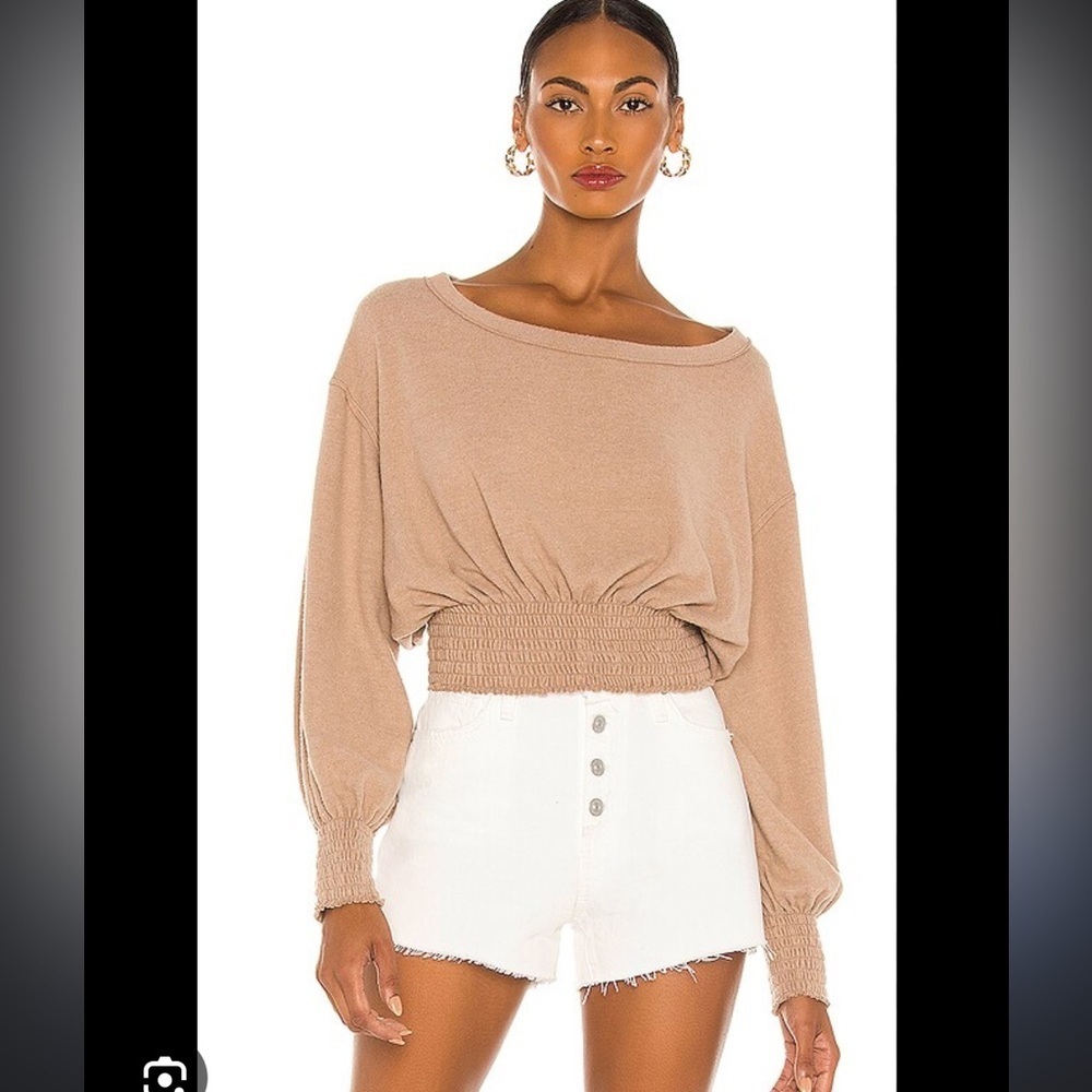 Run To You Tee in Wheat Combo Free People Color:Wheat Combo